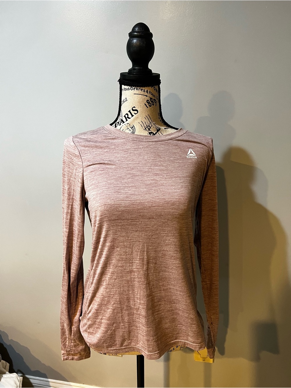 Reebok Women's Long Sleeve Performance Tee in Dusty Mauve